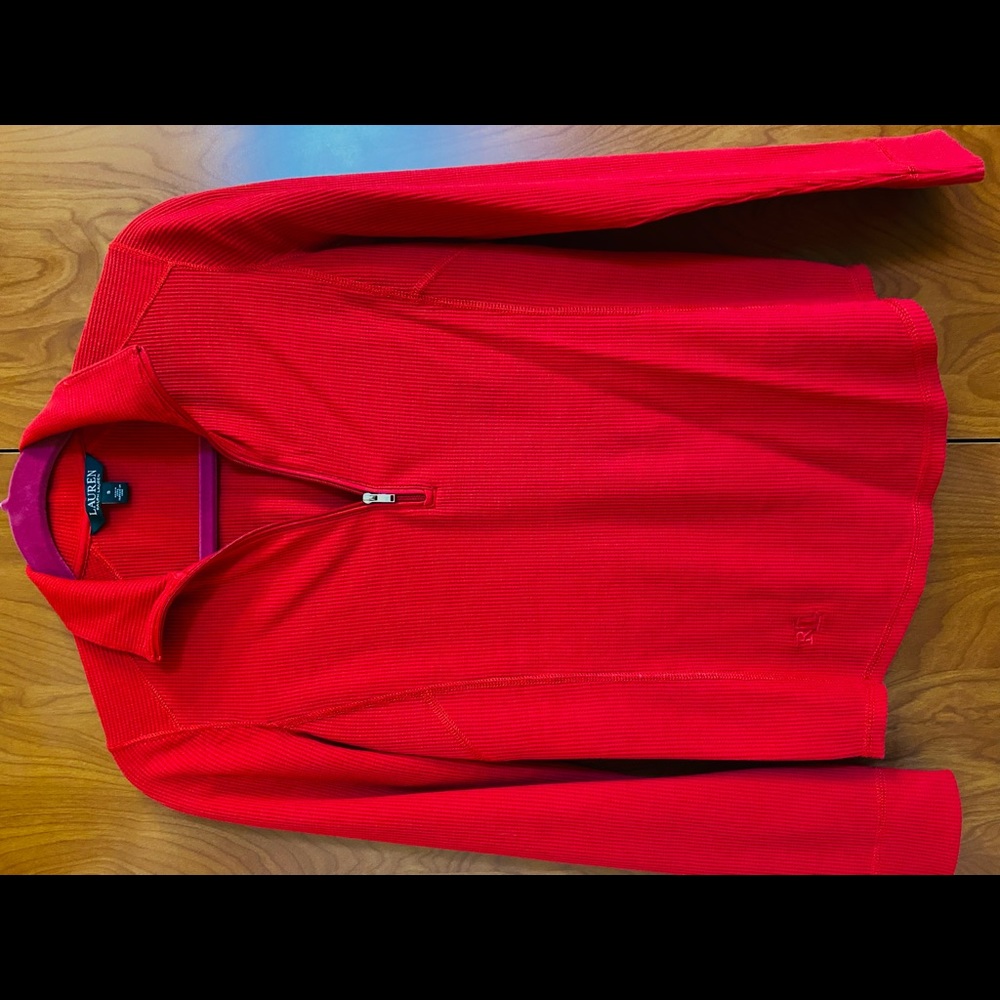 LAUREN RALPH LAUREN Zip Neck Polo Shirt